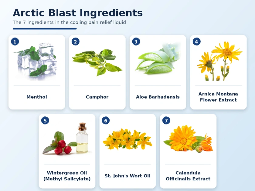 Arctic Blast Key Ingredients Image
